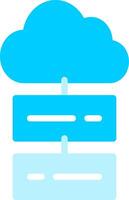 Cloud Storage Creative Icon Design vector