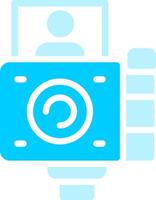 Vlogger Creative Icon Design vector