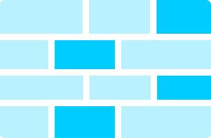 Brick Wall Creative Icon Design vector