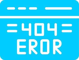 404 Error Creative Icon Design vector