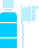 Line two Blue Colour vector