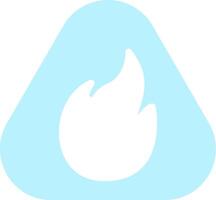 Flame Creative Icon Design vector