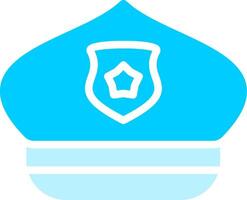 Police Hat Creative Icon Design vector