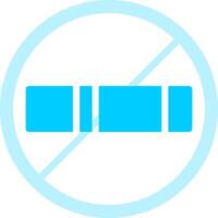 No Smoking Creative Icon Design vector