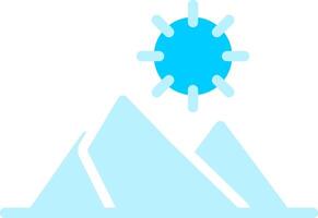 Mountains Creative Icon Design vector