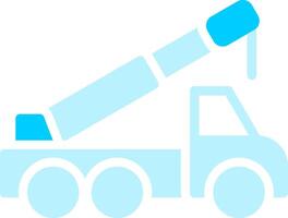 Crane Truck Creative Icon Design vector