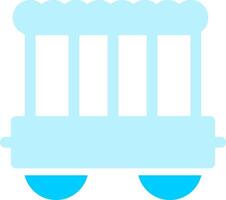 Circus Carriage Creative Icon Design vector