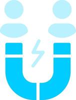 Line two Blue Colour vector