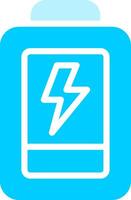 Low Battery Creative Icon Design vector