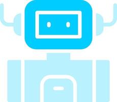 Industrial Robot Creative Icon Design vector