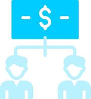 Equity Crowdfunding Creative Icon Design vector