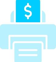Printer Creative Icon Design vector
