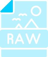 Raw Creative Icon Design vector