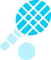 Tennis Racket Creative Icon Design vector