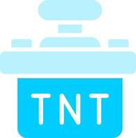 diseño de icono creativo tnt vector