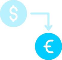 Line two Blue Colour vector