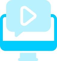 Video Tutorial Creative Icon Design vector