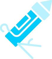 Caulk Gun Creative Icon Design vector