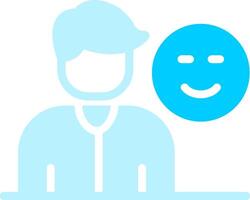 Customer Satisfaction Creative Icon Design vector
