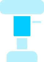Line two Blue Colour vector