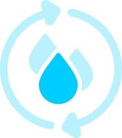 Water Recycle Creative Icon Design vector