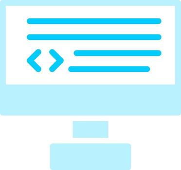 diseño de icono creativo de codificación vector