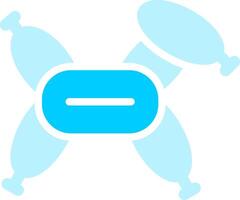 Balloon Modelling Creative Icon Design vector
