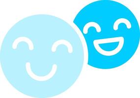 Happiness Creative Icon Design vector