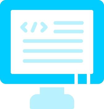 diseño de icono creativo de código vector