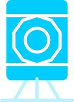 Theodolite Creative Icon Design vector