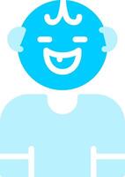 Baby Smile Creative Icon Design vector