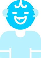 Baby Smile Creative Icon Design vector