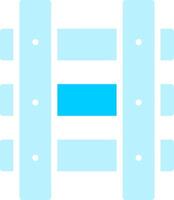 Train Tracks Creative Icon Design vector