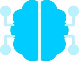 Neurons Circuit Creative Icon Design vector
