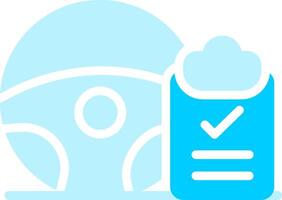 Book a Test Drive Creative Icon Design vector