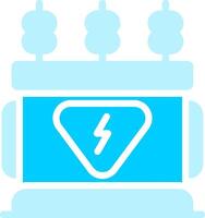 Power Transformer Creative Icon Design vector