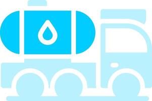 Tanker Truck Creative Icon Design vector