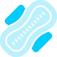 Sanitary Napkin Creative Icon Design vector
