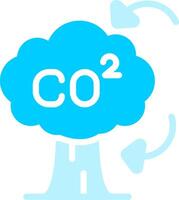 co2 creativo icono diseño vector