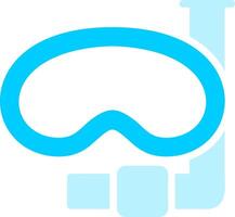 Line two Blue Colour vector
