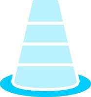 Traffic Cone Creative Icon Design vector