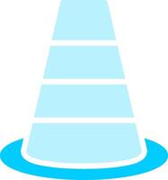 Traffic Cone Creative Icon Design vector