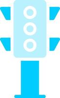 Traffic Light Creative Icon Design vector