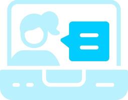 Job Interview Creative Icon Design vector