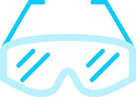 Lab Glasses Creative Icon Design vector