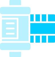 Film Roll Creative Icon Design vector