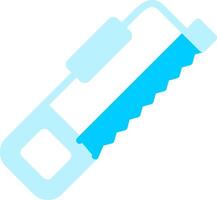 Hack Saw Creative Icon Design vector