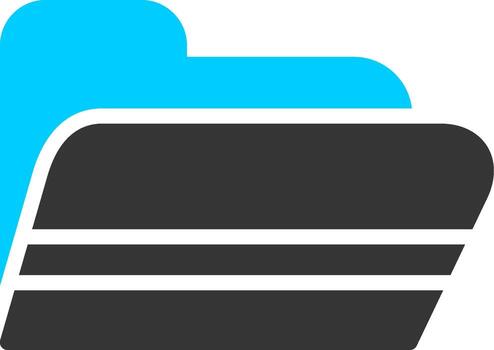 diseño de icono creativo de carpeta vector