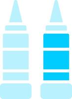 Line two Blue Colour vector