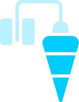 Plumb Bob Creative Icon Design vector